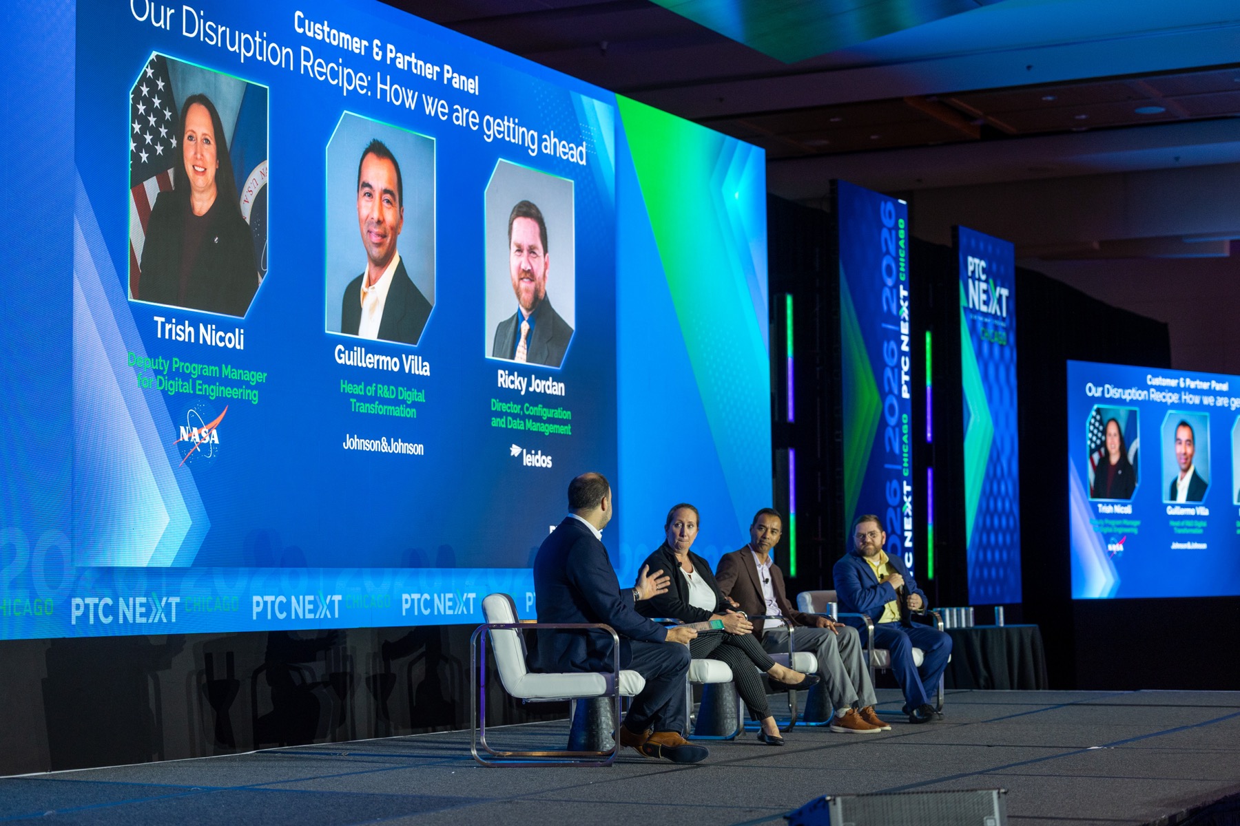 Ricky Jordan on the PTC NEXT 2026 panel stage in Chicago