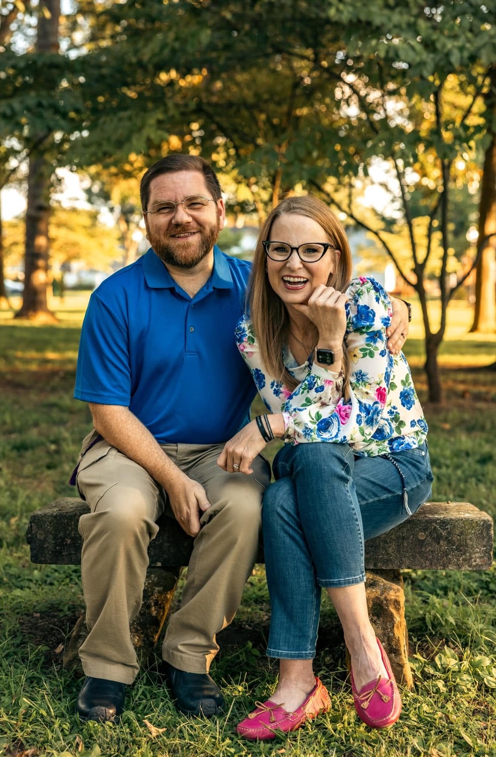 Ricky Jordan with his wife